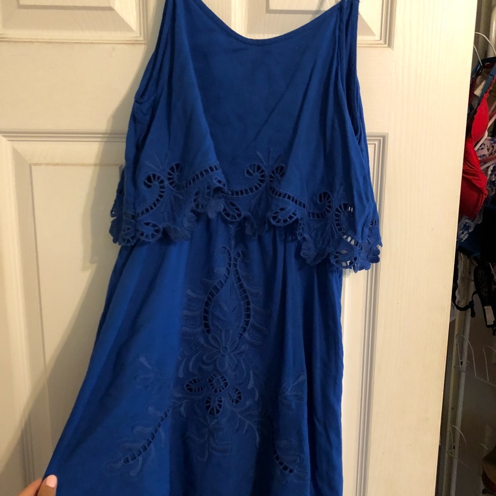 royal blue dress